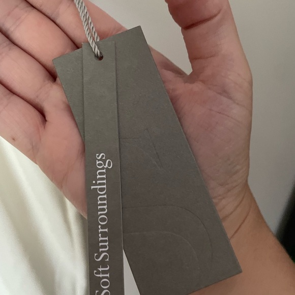 Soft Surroundings Karina Pants in Star White Size 1X NWT - Picture 9 of 13